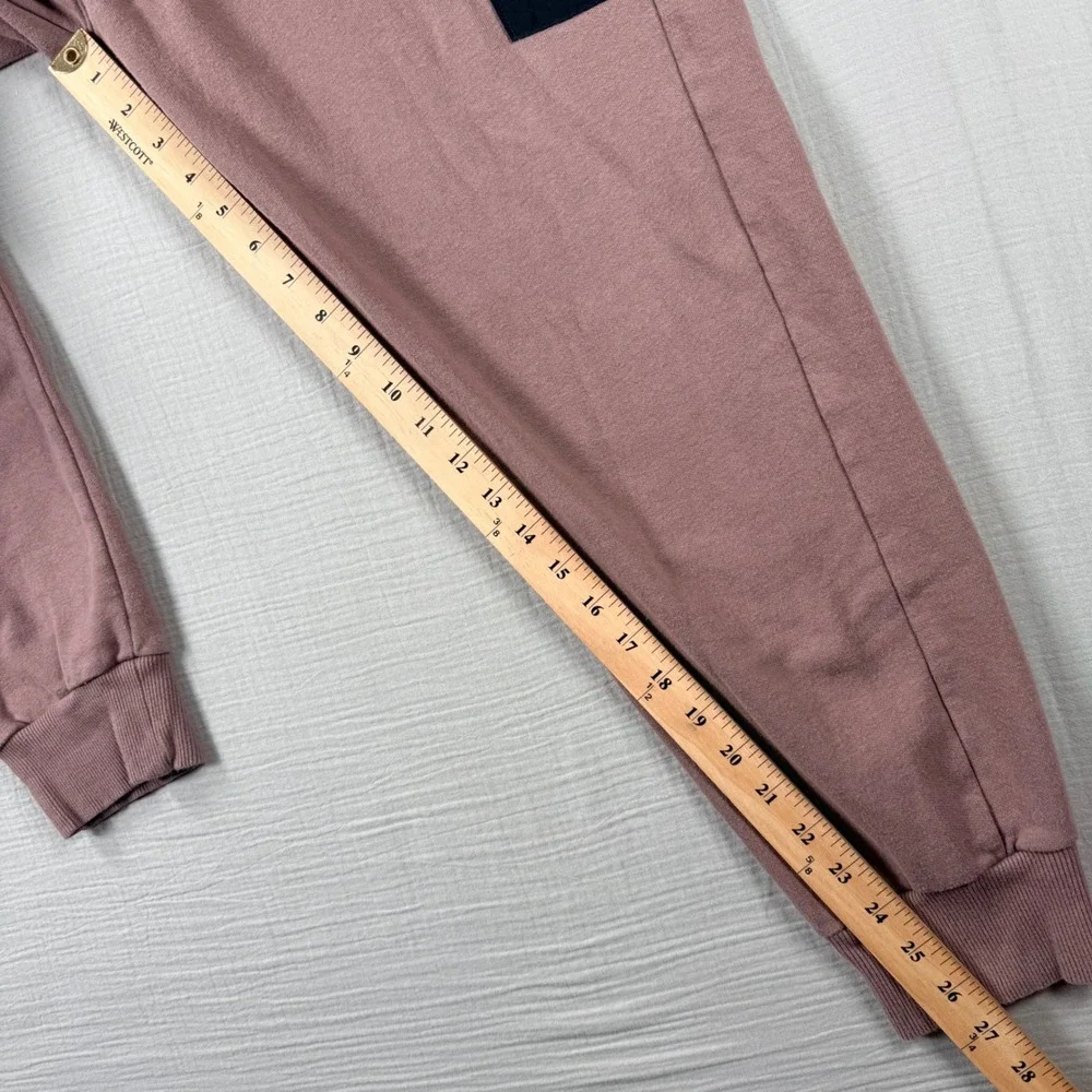 Y2K North Face Mens Joggers Mauve Size Medium Cargo Fleece Pants‎ A7UOC Fade